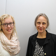 Eva Wimmer (l.) und Dr.in Beate Großegger blickten aus unterschiedlichen Perspektiven auf das Thema Jugend und Kirche.