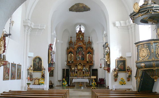 Pfarrkirche Helfenberg Innenraum