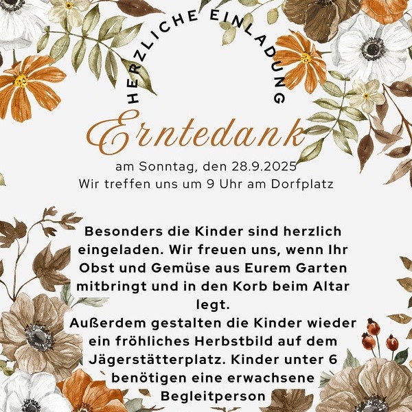 Erntedank