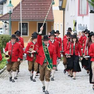 Die TMK Gaflenz begleitet unseren Festzug.
