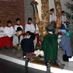 VS-Weihnachtsgottesdienst und Kindermette