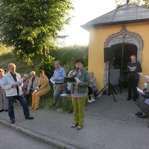 Maiandacht bei der Gaumbergkapelle