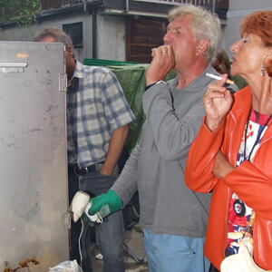 Wein und Fisch