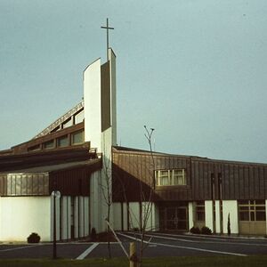 Kirchenbau - eingescannte historische Dias