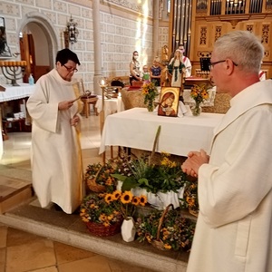Kräuterweihe und Agape am 15.8.2021